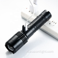 Flashlight zoom regolabile per lenti di alta qualità WASON con il cordino con cordino con cordino con cordino